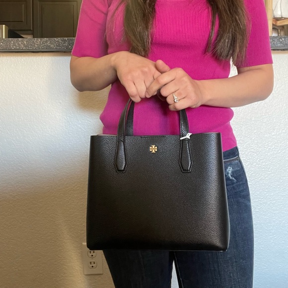 New , tory burch black small tote bag - Picture 11 of 13